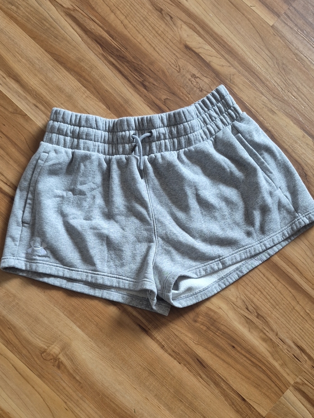 Under Armour Light Gray Women's Athletic Shorts